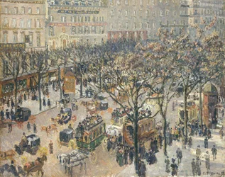 Boulevard des Italiens, Morgen, Sonnenlicht, 1897